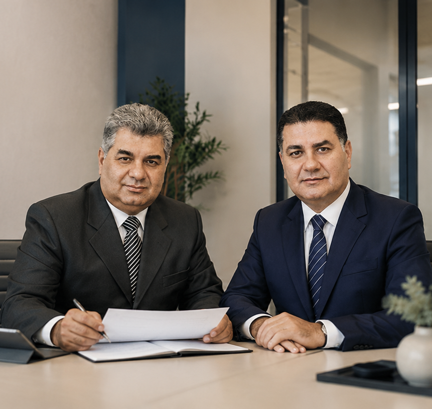 Antônio Eustáquio Baptista e Geraldo M. Baptista Sobrinho, sócios da AB Auditores